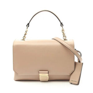 Miu MIu 2way handbag leather beige Pink